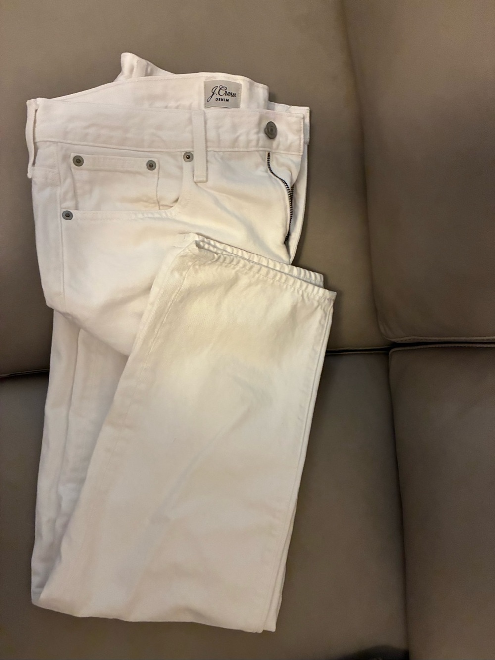 J. Crew White Women's Boyfriend Jeans